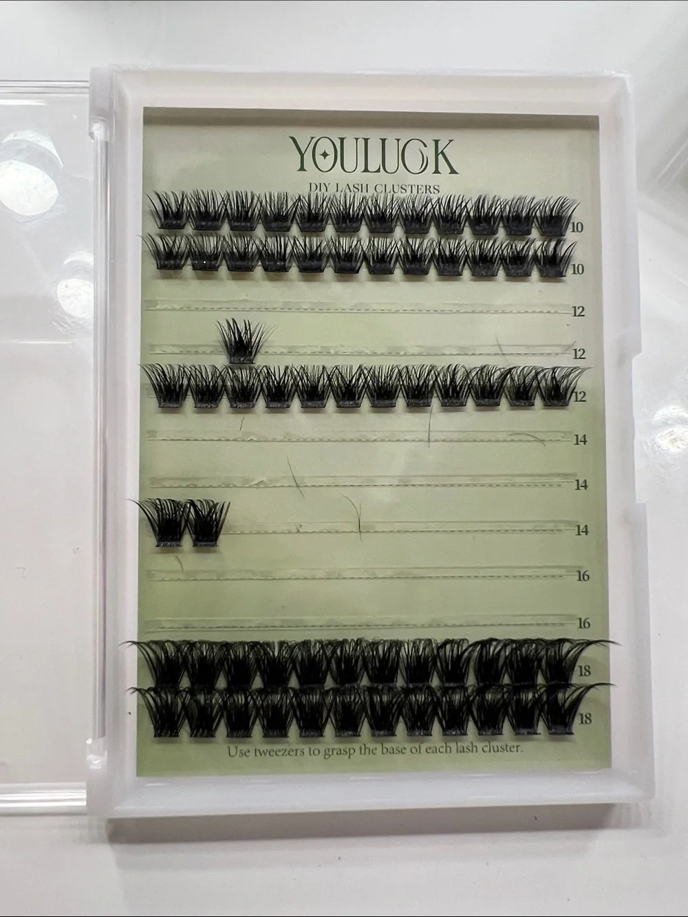YOULUCK DIY Lash Clusters Black Cluster Lashes